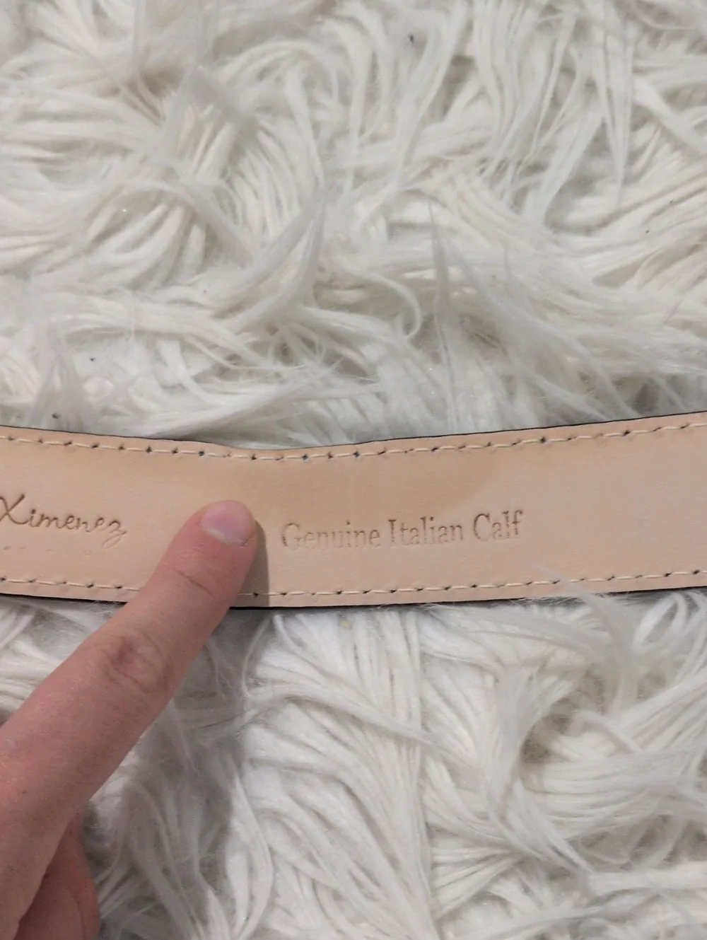 Roger Ximenez Genuine Italian Calf Belt